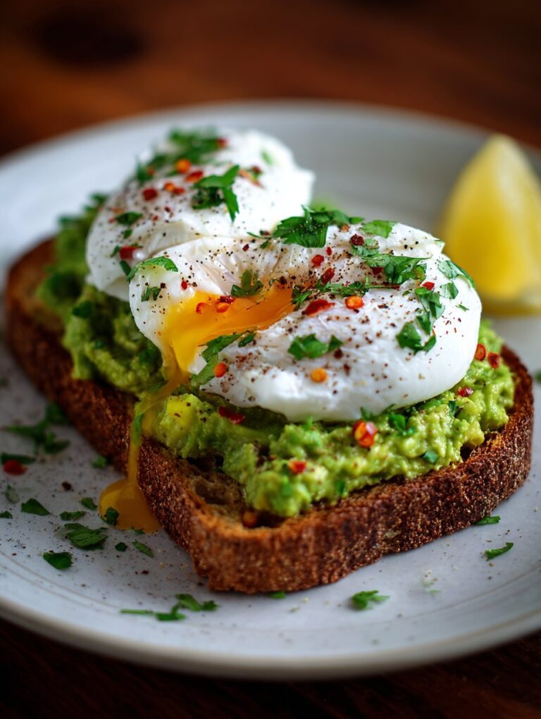 Avocado Toast with Poached Egg