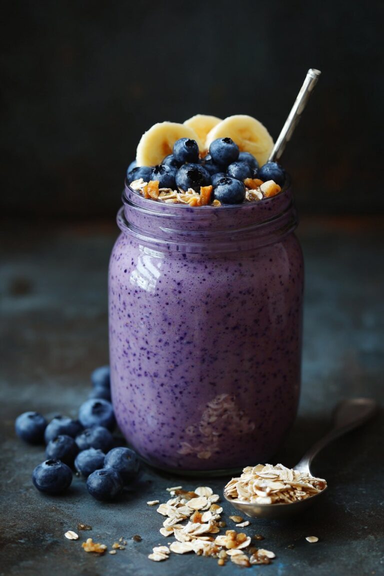 Blueberry Banana Oatmeal Smoothie Recipe – A Healthy Breakfast Smoothie You’ll Love