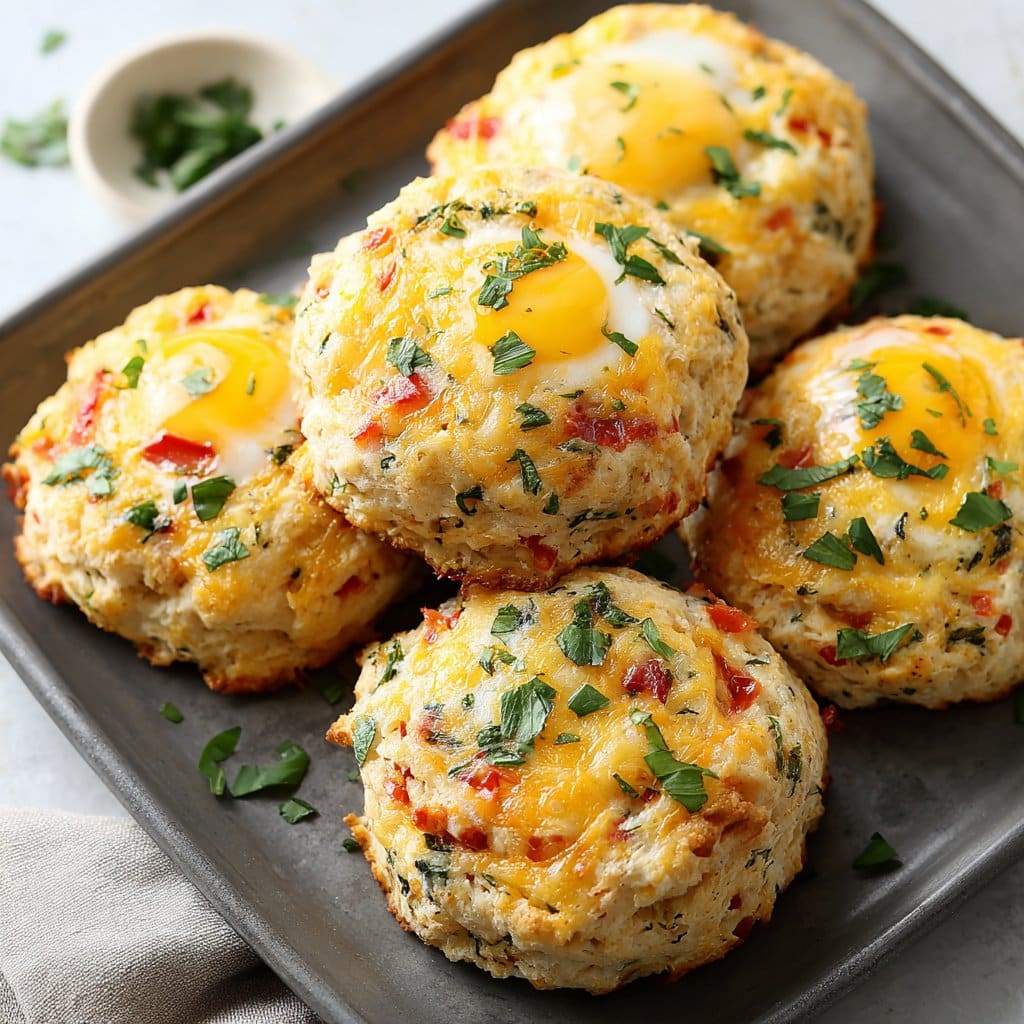 Breakfast Protein Biscuits: 14g Protein & Freezer-Friendly!