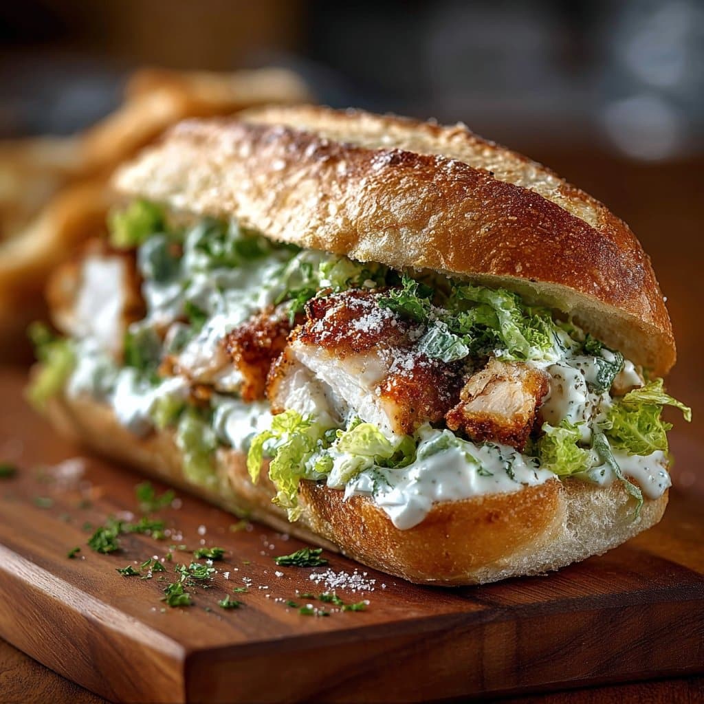Chicken Caesar Sandwich: My Go-To Lunch for Busy Days