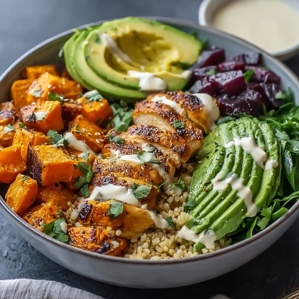 Chicken & Sweet Potato Buddha Bowl