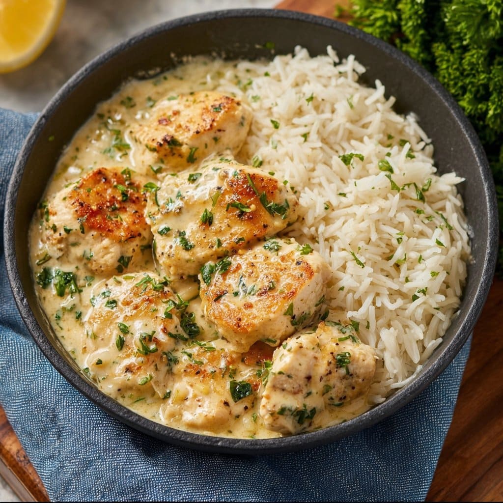 Creamy Herb Chicken & Basmati Rice