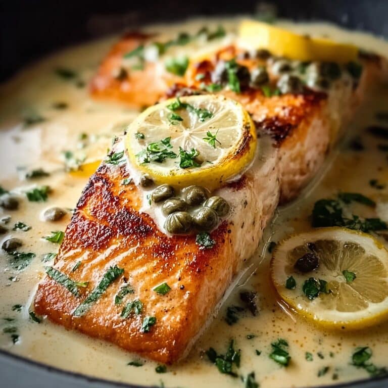 Creamy Lemon Garlic Salmon Piccata: My Go-To Comfort Recipe