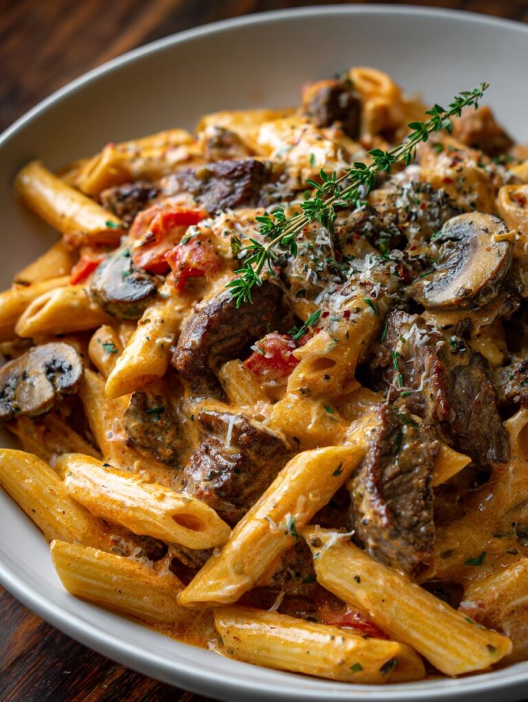 Creamy Steak Pasta