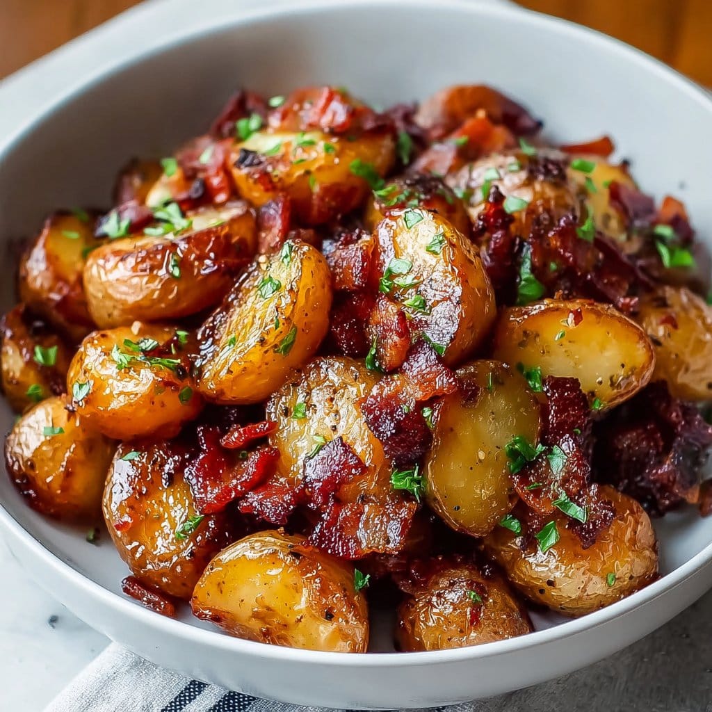 Crispy Bacon Honey Roasted Potatoes: My Go-To Comfort Side