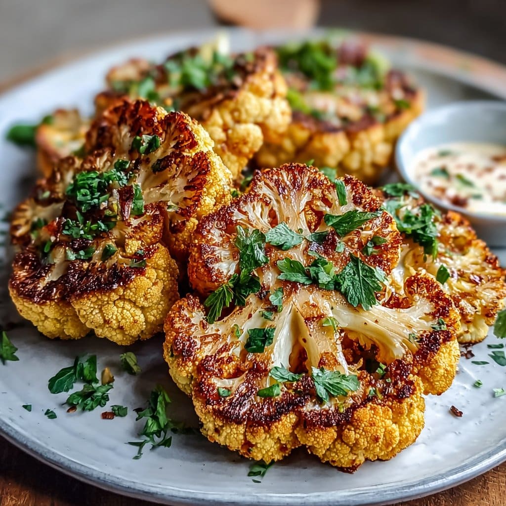 Crispy Baked Cauliflower Steaks Recipe You’ll Crave
