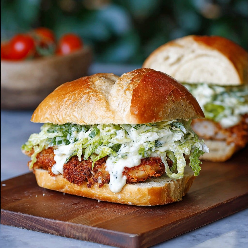 Crispy Chicken Caesar Sandwich Recipe—My Go-To Comfort Bite