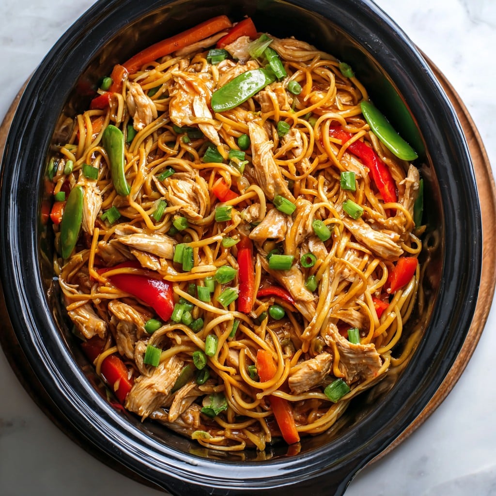 Crockpot Chicken Lo Mein: My Easy, Flavor-Packed Home Version
