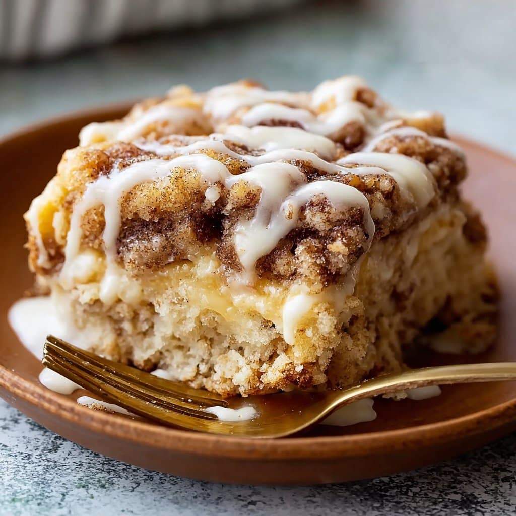 Crockpot Gooey Cinnamon Roll Dump Cake: My Easiest Comfort Dessert