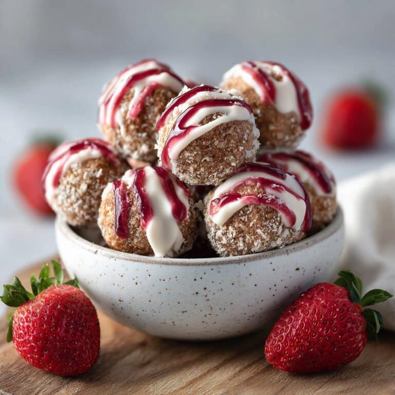 Delicious Strawberry Cheesecake Protein Balls Recipe Anyone Can Make