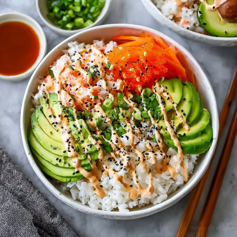 Healthy California Roll Sushi Bowls: Fresh, Fun, and Easy