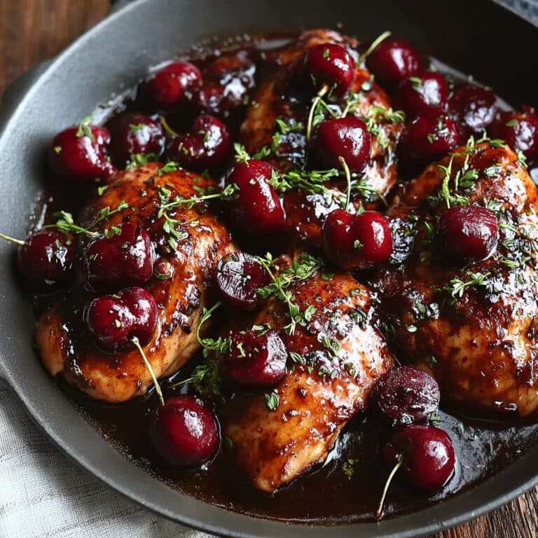 Homemade Cherry Balsamic Glazed Chicken: A Cozy Kitchen Story