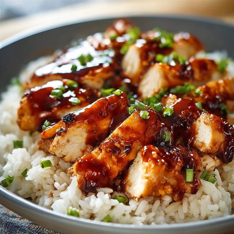 Honey BBQ Chicken with Rice