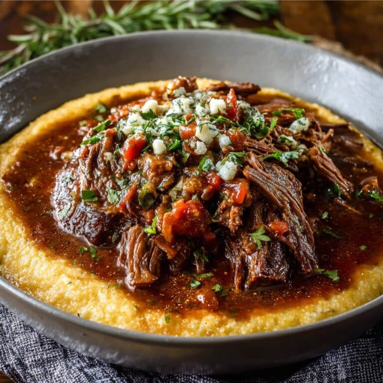 Italian Pot Roast Stracotto With Gorgonzola Polenta—My Cozy Sunday Ritual