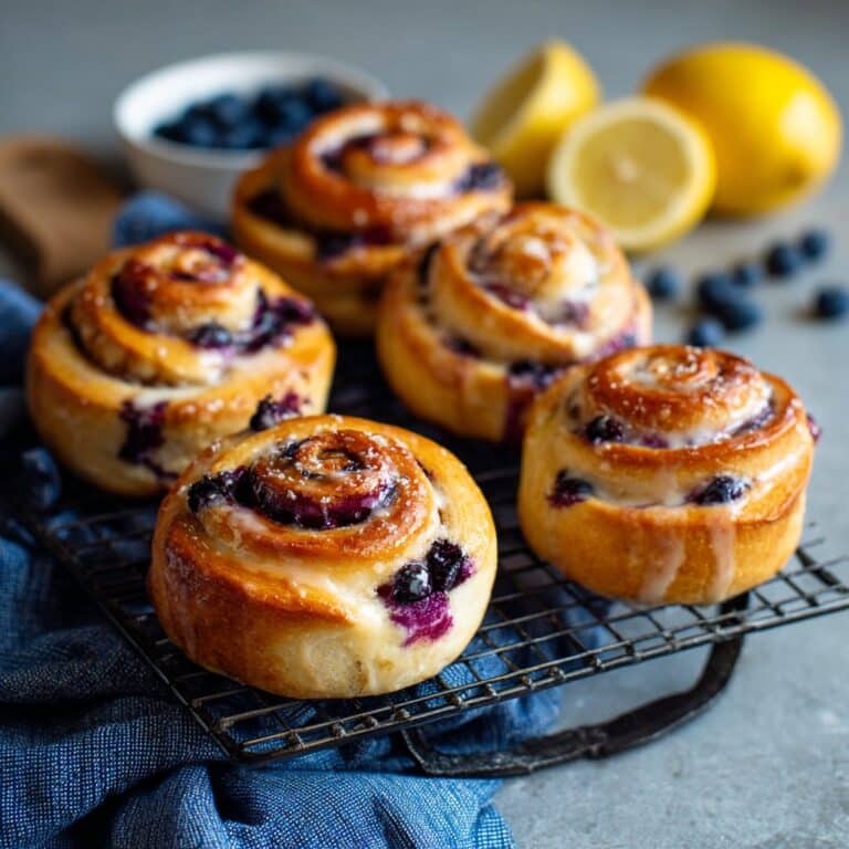 Lemon Blueberry Swirl Buns: My Cozy Home Baker’s Recipe