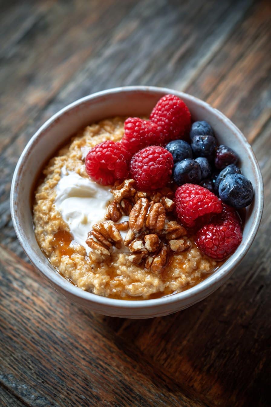 Maple and Brown Sugar Microwave Oatmeal
