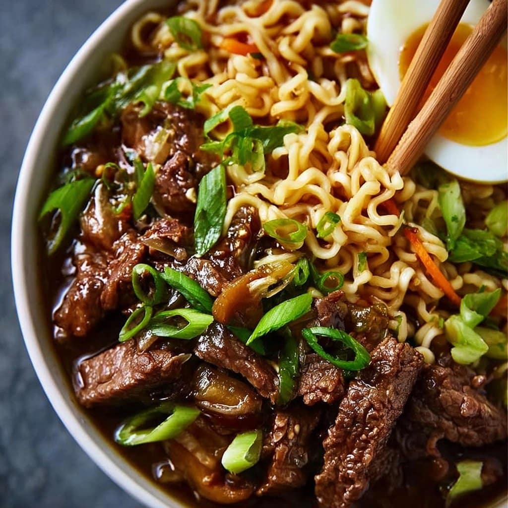 Slow Cooker Beef Ramen Noodles: Cozy Homemade Comfort Food