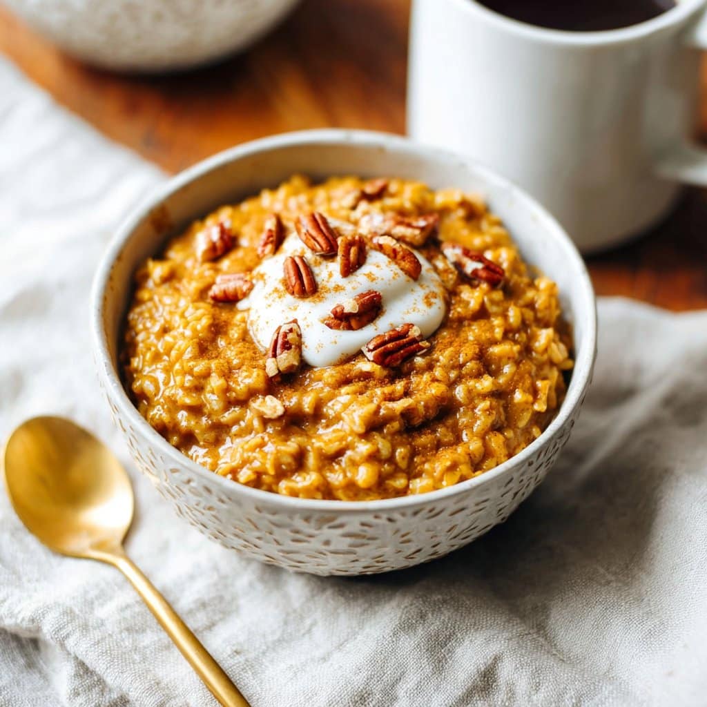Slow Cooker Pumpkin Pie Oatmeal: My Cozy Breakfast Go-To
