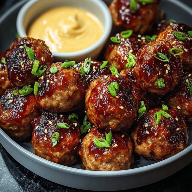 Sticky Korean BBQ Meatballs with Gochujang Glaze: My Go-To Party Bite