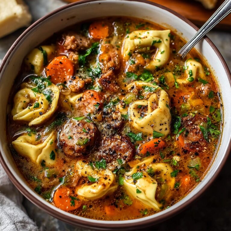 Autumn Tortellini Soup With Sausage: Cozy Comfort in a Bowl