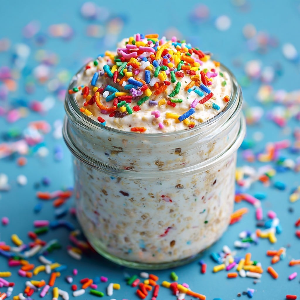 Cake Batter Overnight Oats: Cozy Mornings & Sweet Cravings