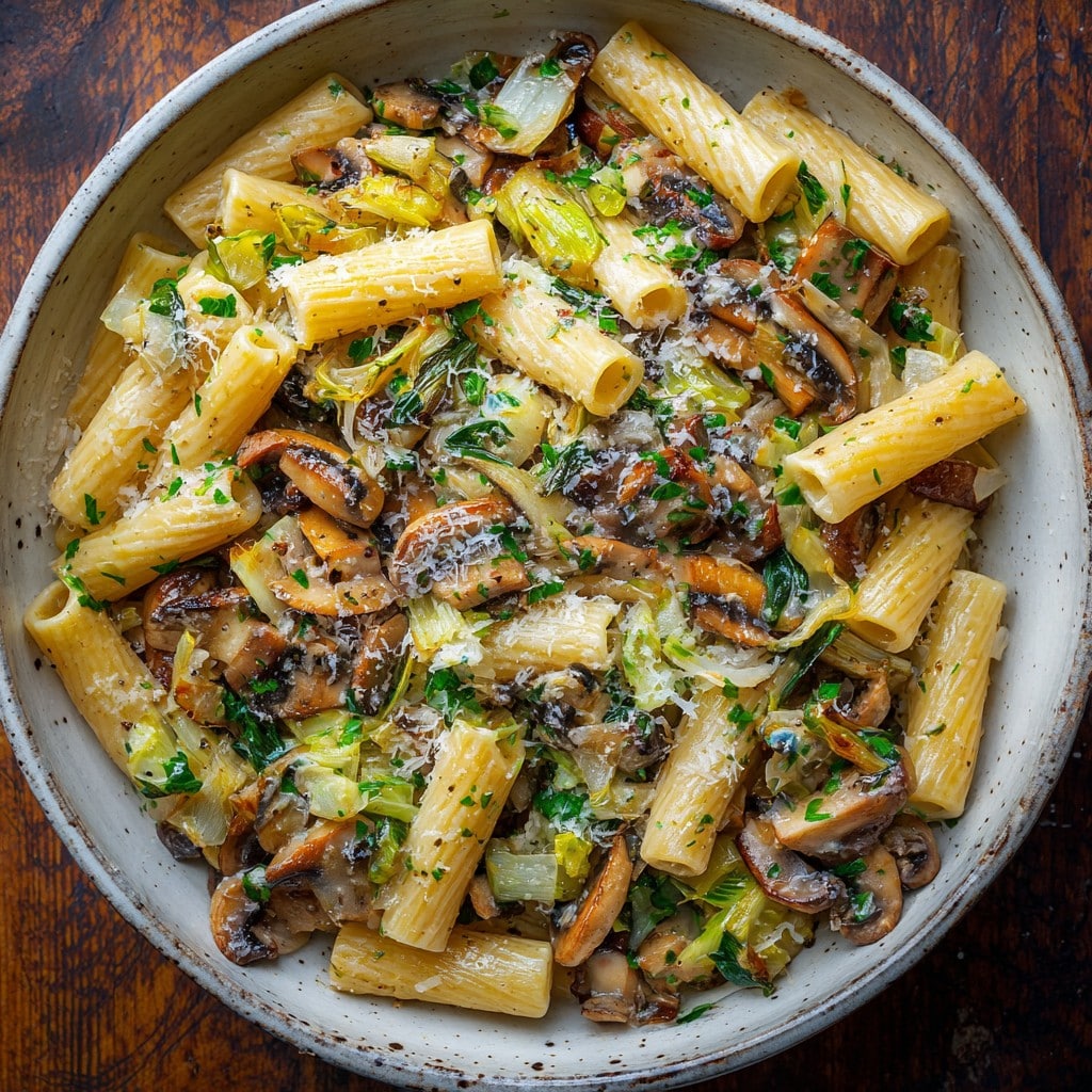 Caramelized Leek and Mushroom Pasta with Gruyere: My Go-To Cozy Dinner