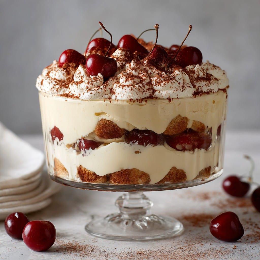 Cherry Amaretto Tiramisu