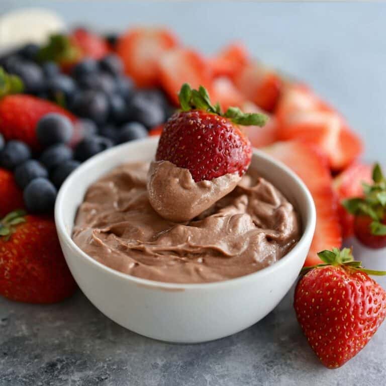 Chocolate Greek Yogurt Fruit Dip: My Go-To Quick Treat