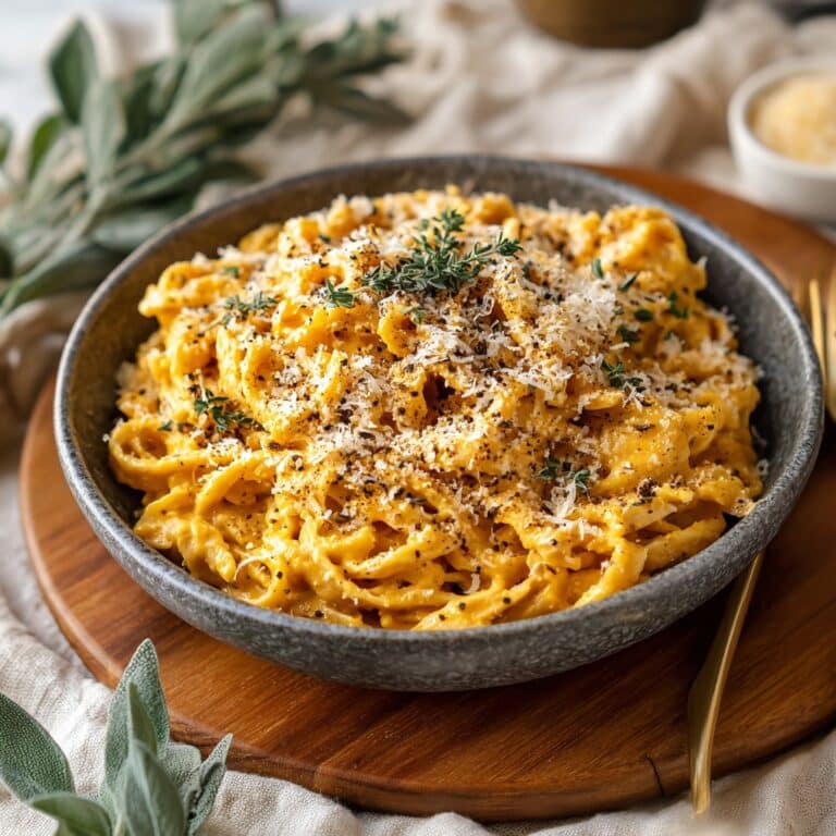 Cozy Up with Creamy Pumpkin Alfredo Pasta for Dinner Bliss