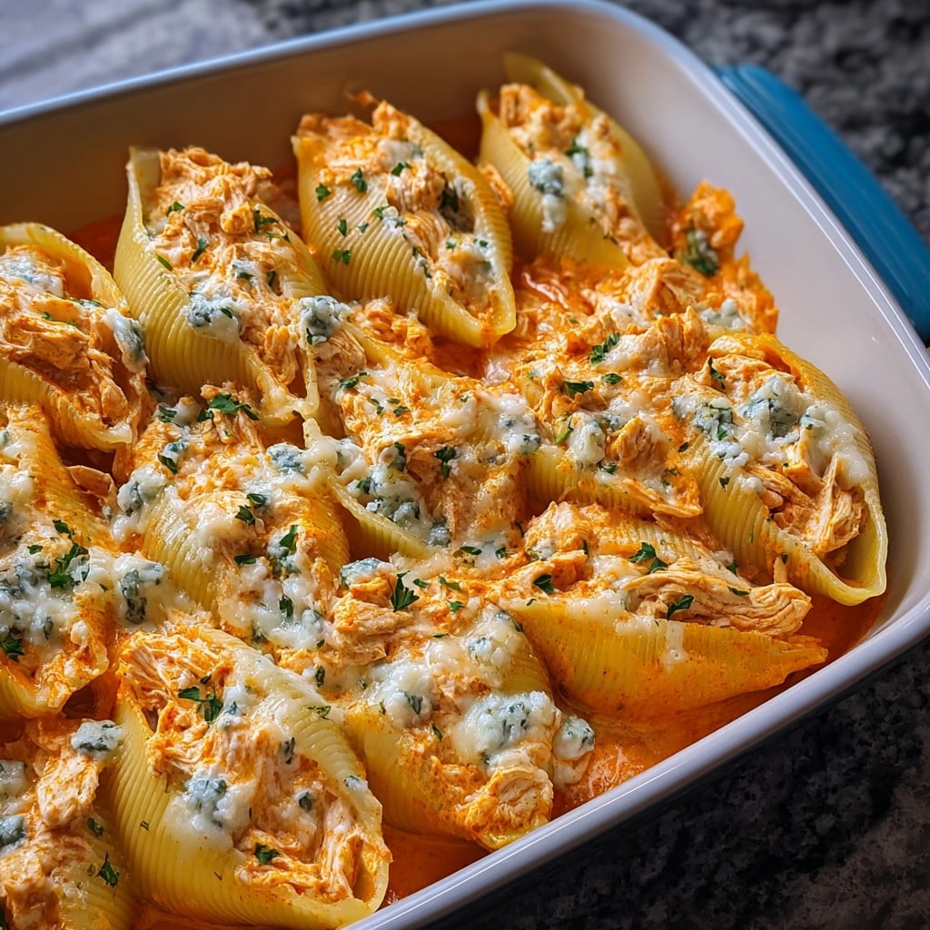 Creamy Buffalo Chicken Stuffed Shells: My Savory, Cheesy Comfort Dish