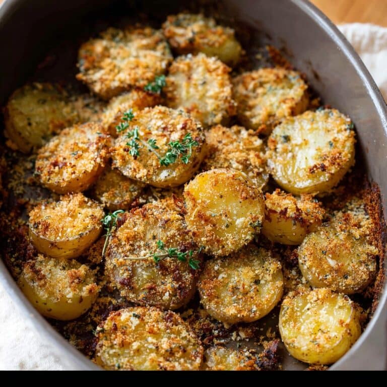 Crispy Garlic Parmesan Crusted Potatoes: My Go-To Recipe