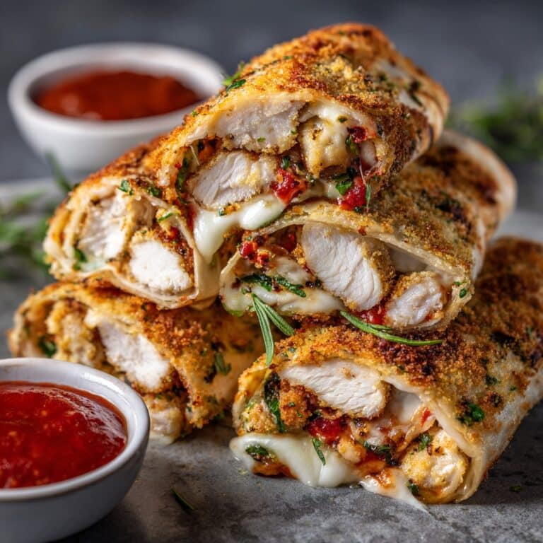 Crunchy Crispy Air Fryer Chicken & Mozzarella Wraps Recipe Guide