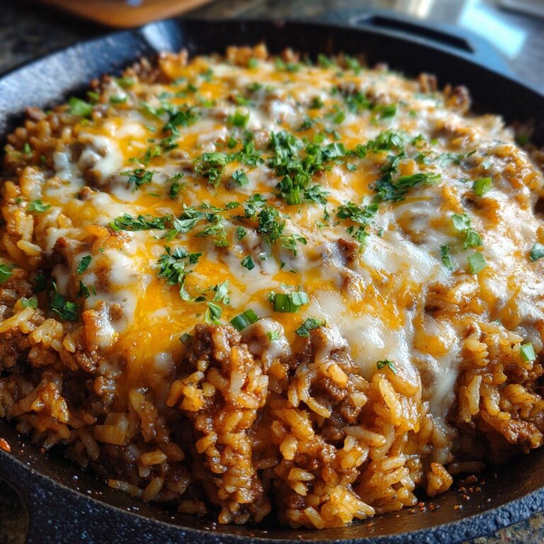 French Onion Beef Rice Casserole: Cozy, Cheesy Weeknight Favorite