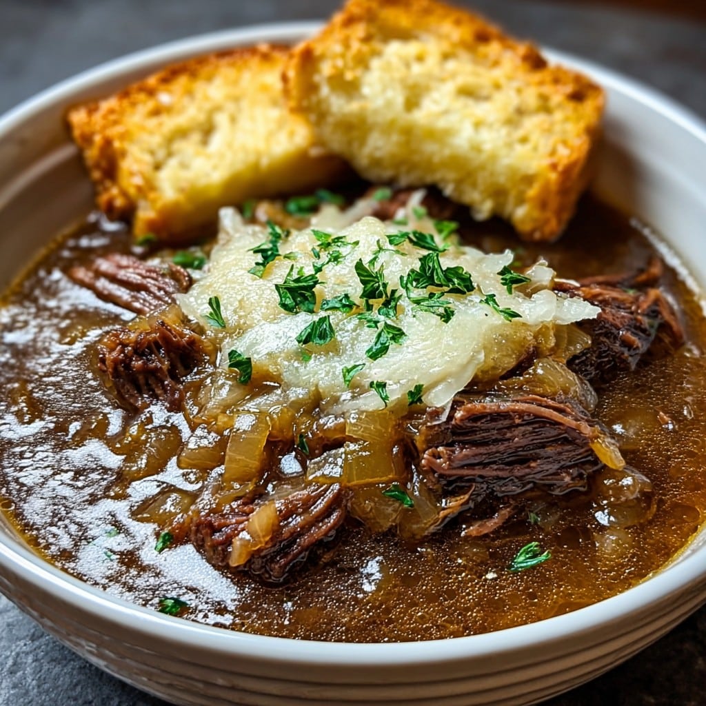 French Onion Beef Short Rib Soup Recipe: Cozy Home Comforts