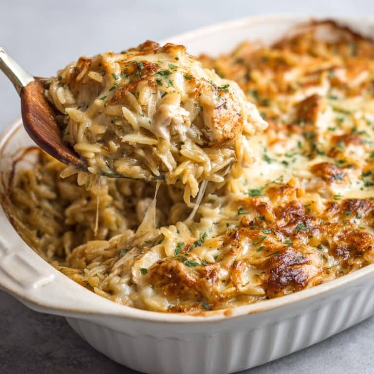 French Onion Chicken Orzo Casserole: Real-Life Comfort Food