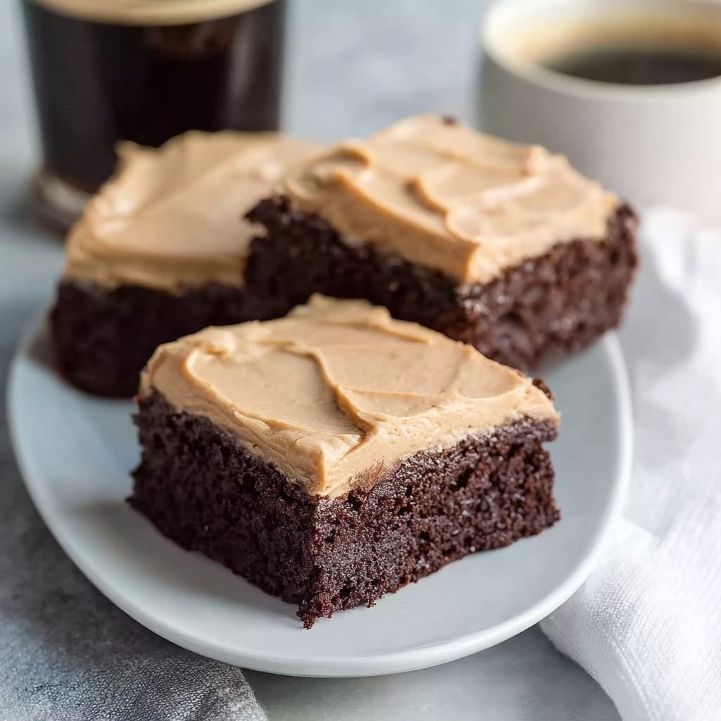 Frosted Coffee Brownies