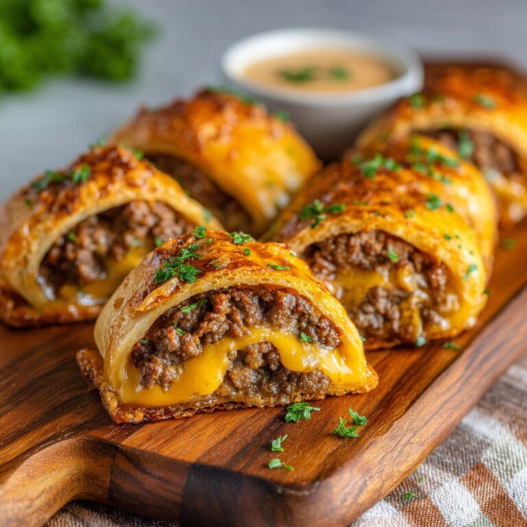 Garlic Butter Beef Cheeseburger Rollups: A Cozy Family Favorite