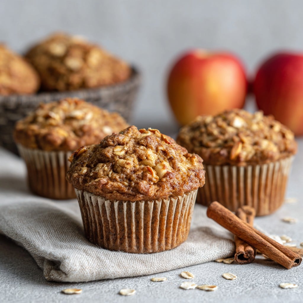 Healthy Apple Cinnamon Oat Muffins for Real Life (And Bakers)