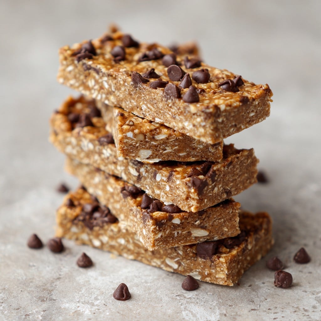 Homemade Protein Bars with Chocolate Chips