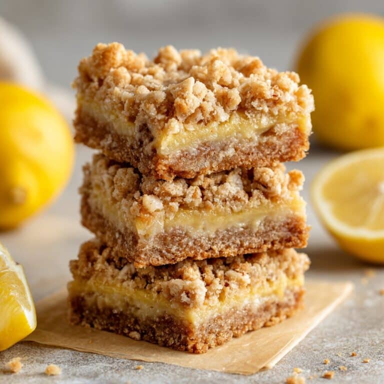 Lemon Oatmeal Crumble Bars: My Homey, Tangy Bake Story
