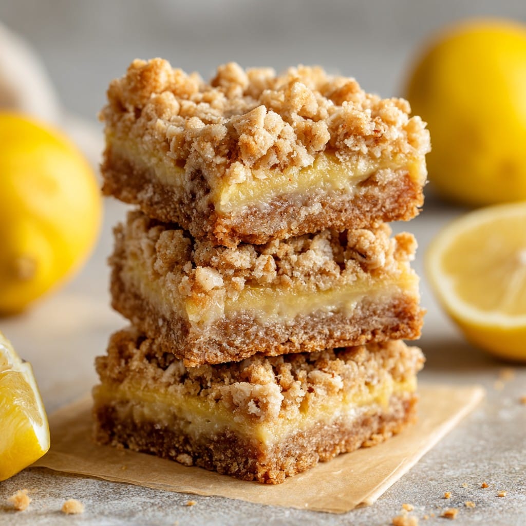 Lemon Oatmeal Crumble Bars: My Homey, Tangy Bake Story
