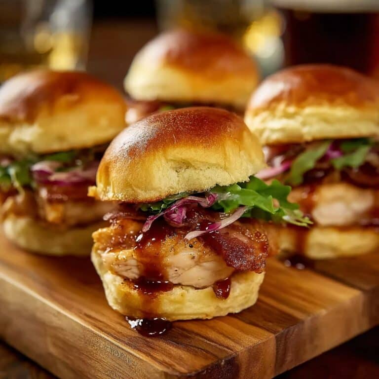Maple Chicken Sliders: Easy, Sticky, and Seriously Tasty
