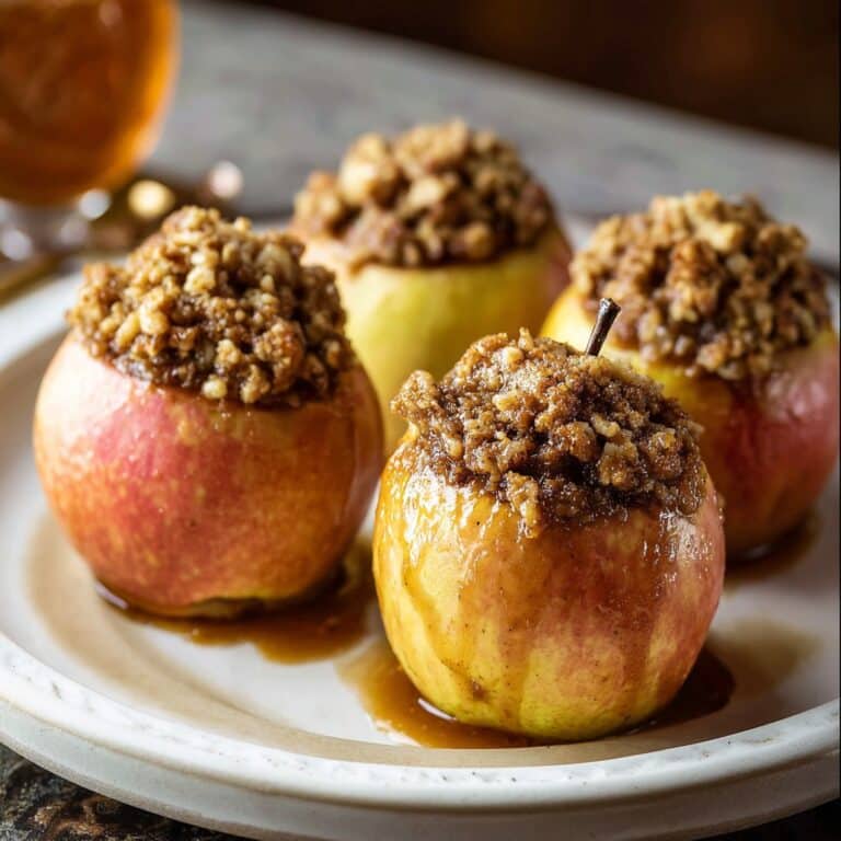 Maple Crumble Baked Apples: A Cozy, Fuss-Free Treat