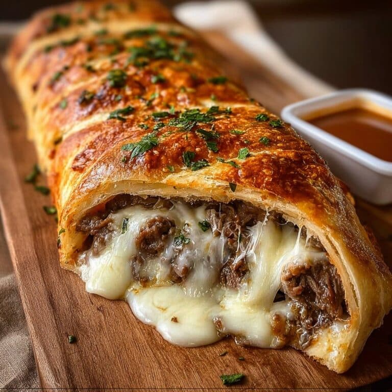 Mozzarella Cheese Steak Stromboli: A Cheesy, Bold Home Recipe