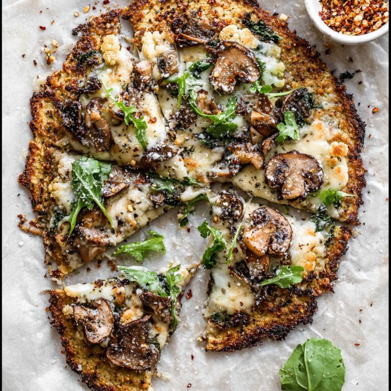 Mushroom Cauliflower Pizza: My Genuinely Fun Kitchen Fix