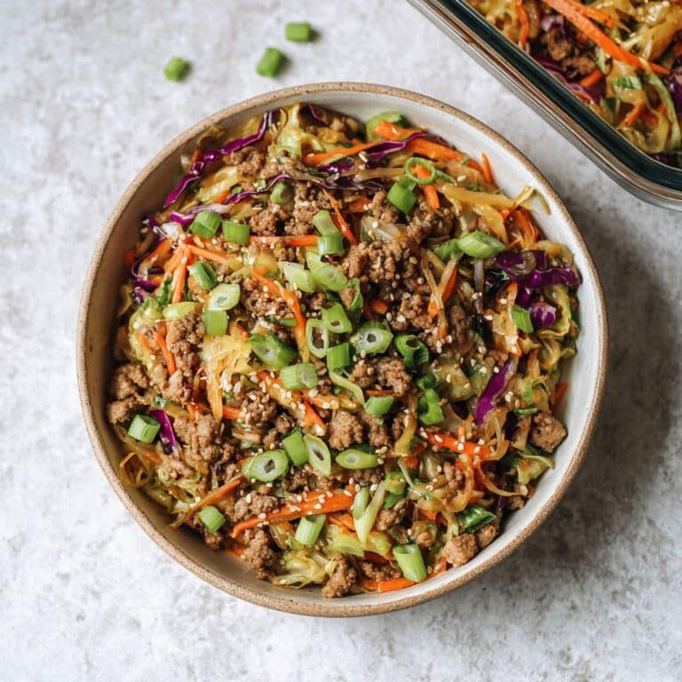 Nutritious Meal Prep Egg Roll Bowl: Gluten & Dairy Free Fun