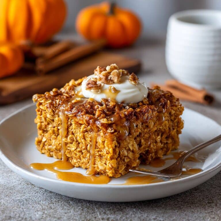 Pumpkin Baked Oatmeal: Cozy Mornings & Real-Life Messes