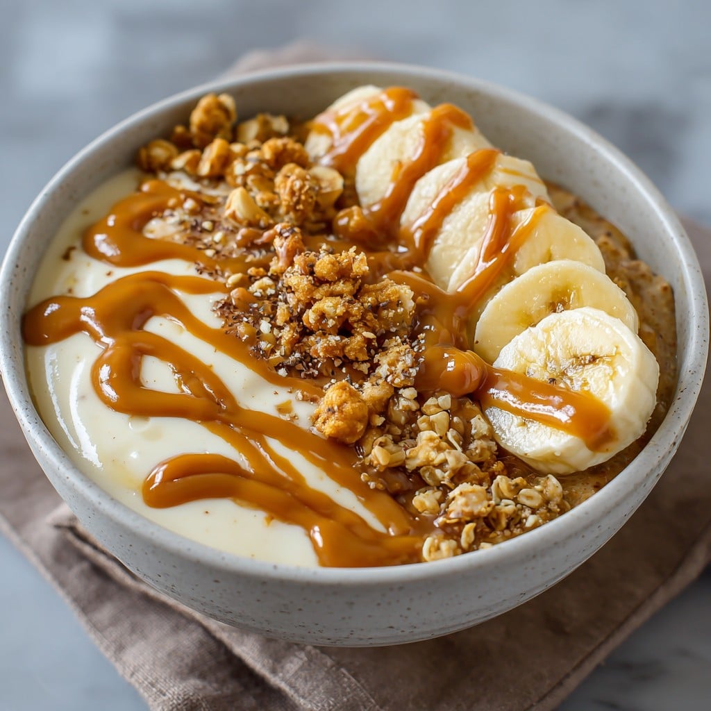 Salted Caramel Banana Yogurt Bowl: My Go-To Sweet Treat
