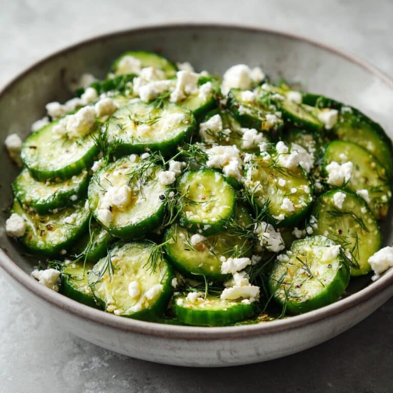 Smashed Cucumber Salad – With Feta and Dill: Fresh, Tangy & Easy