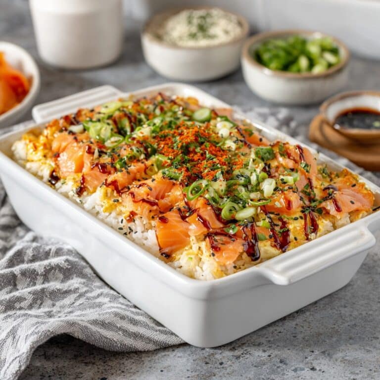 Spicy Salmon Sushi Bake: My Lazy Night Comfort Classic